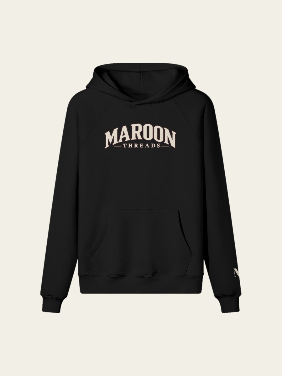 Maroon Threads heavyweight hoodie